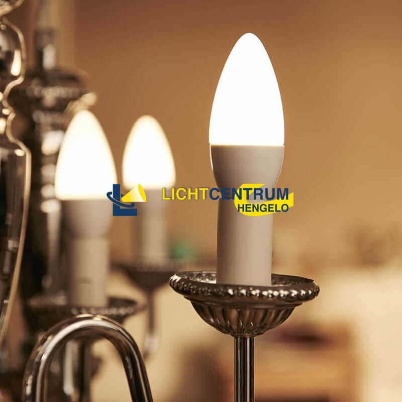 Philips LED kaarslamp 25 watt (4W) E14 | Mat 3 stuks
