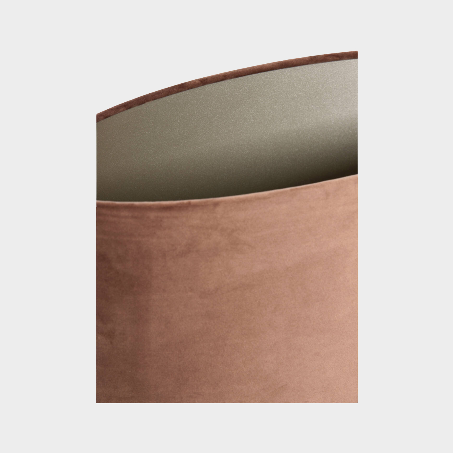 Tafellamp JAMIRI met ovale kap | ZWART - CHOCOLADE BRUIN