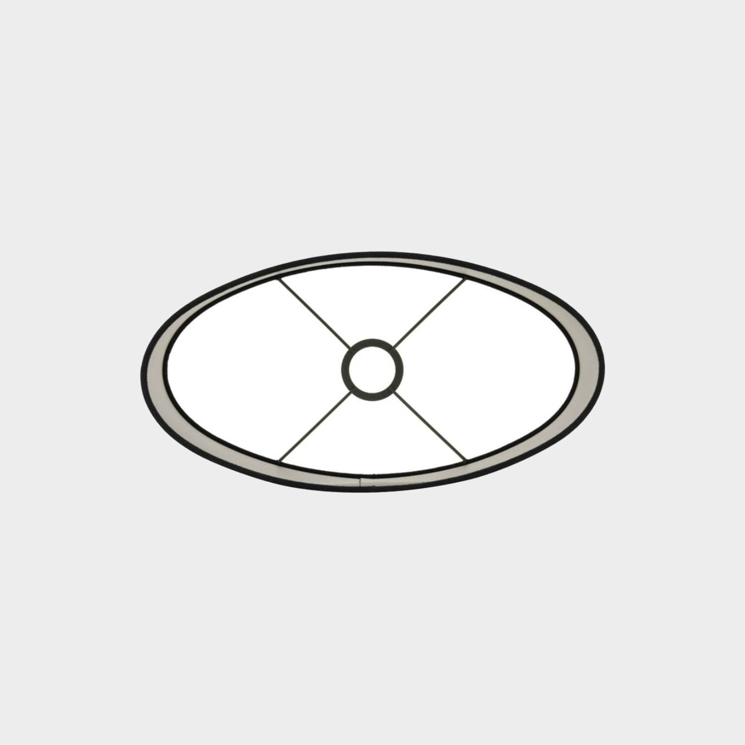Tafellamp JAMIRI met ovale kap | ZWART - ANTIEK BRONZE