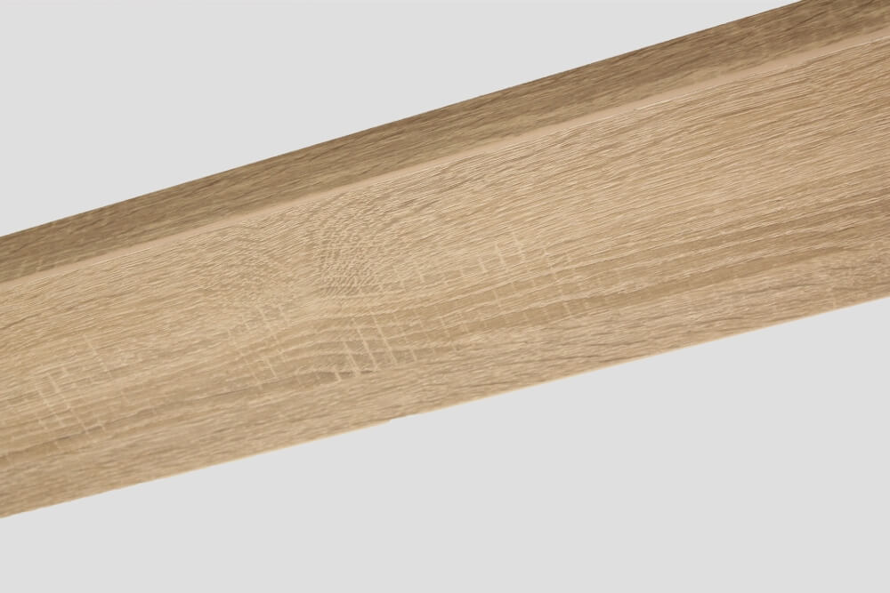 Houten plafondbalk voor lampen 200 cm | Gemelamineerd eiken