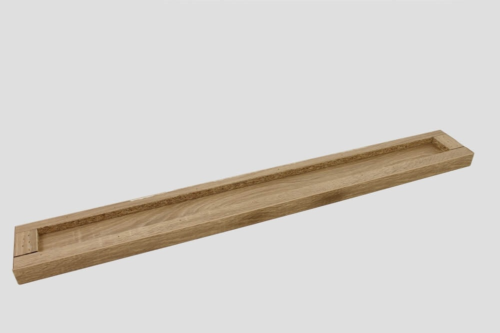 Houten plafondbalk voor lampen 170 cm | Gemelamineerd eiken