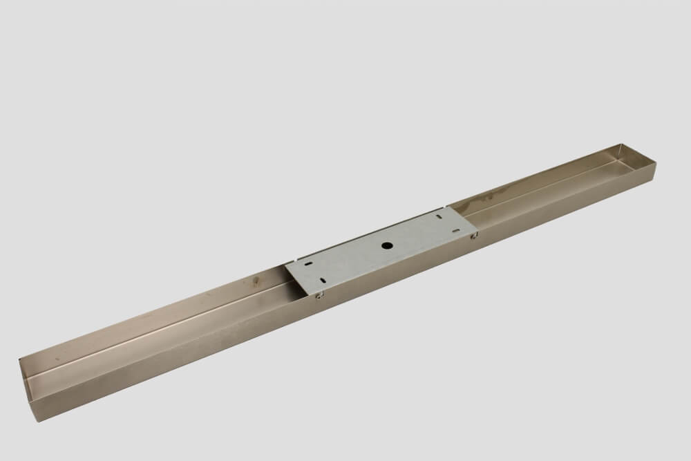 Stalen plafondbalk PRO LINE voor lampen 160 x 8 cm | Staal