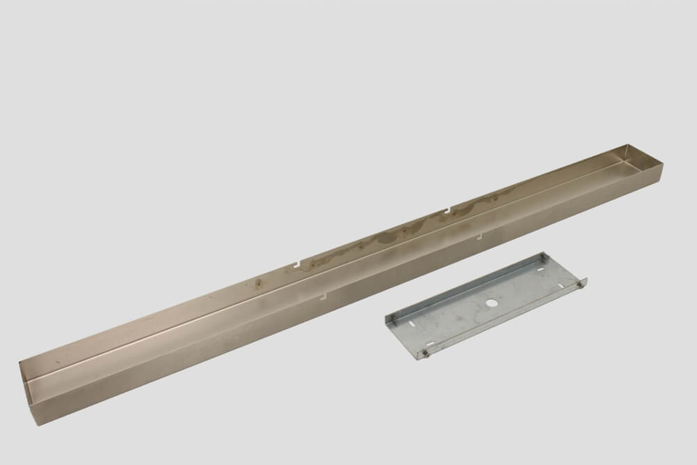 Stalen plafondbalk PRO LINE voor lampen 180 x 8 cm | Staal