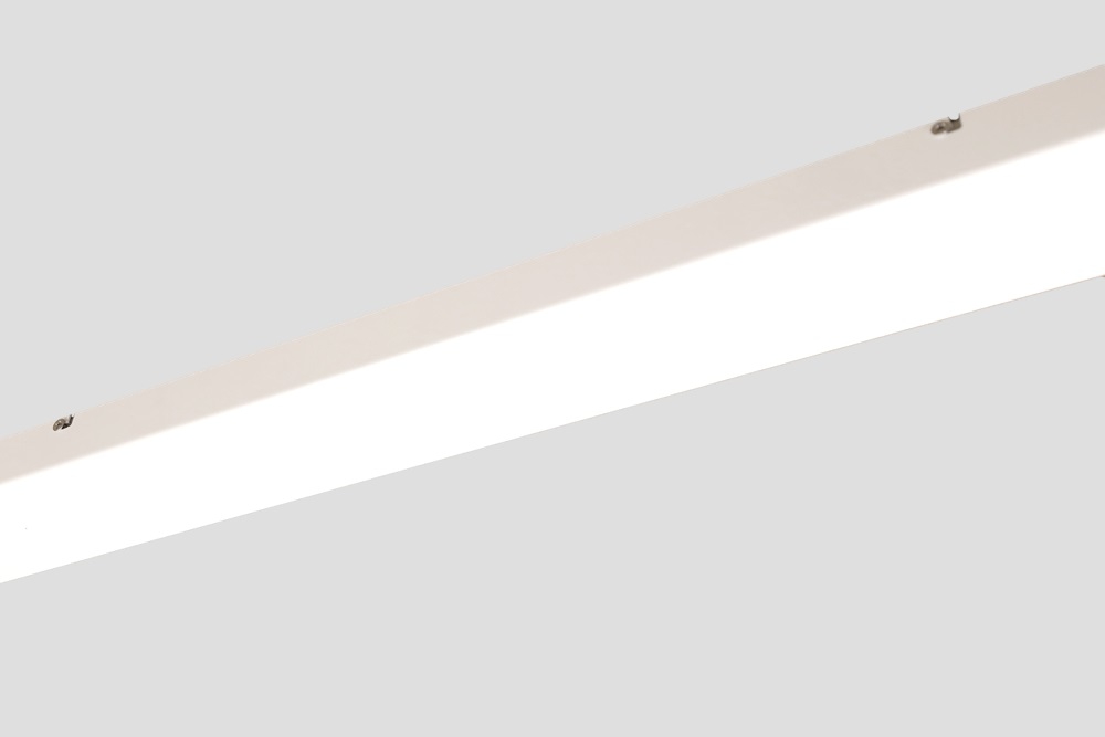 Stalen plafondbalk PRO LINE voor lampen 160 x 8 cm | Wit
