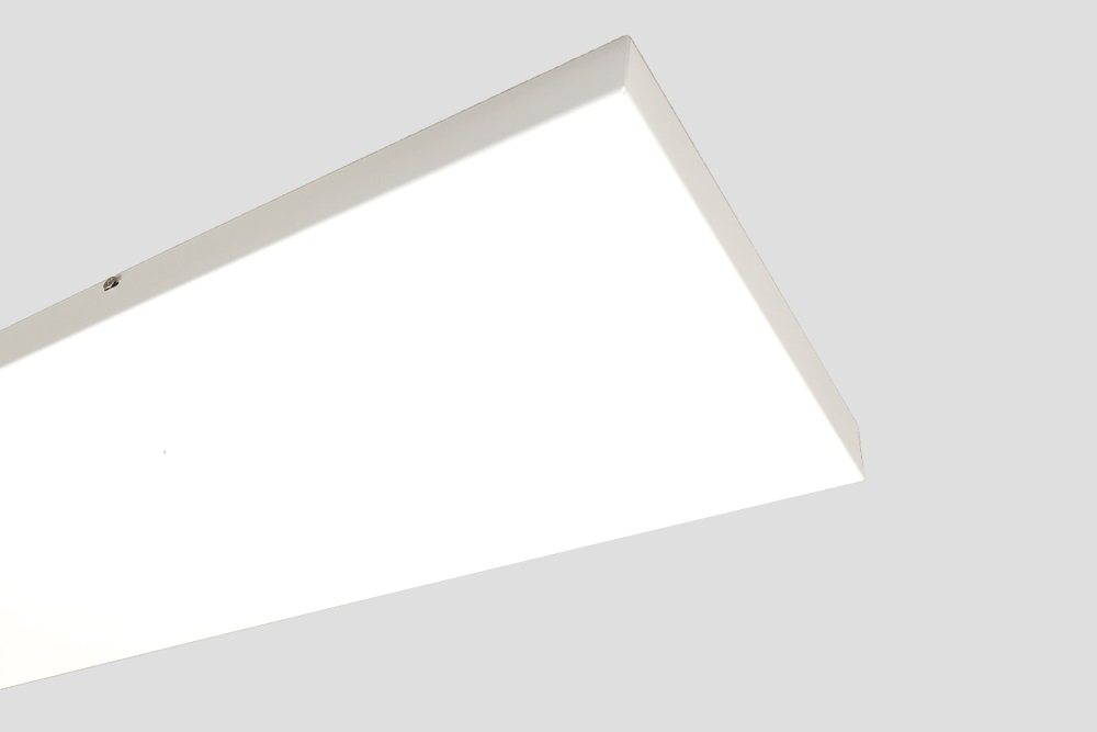 Brede stalen plafondbalk PRO LINE voor lampen 100 x 25 cm | Wit