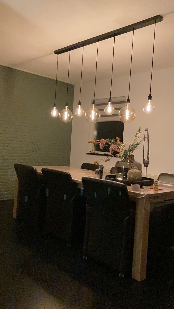 Stalen plafondbalk PRO LINE voor lampen 100 x 8 cm | Wit