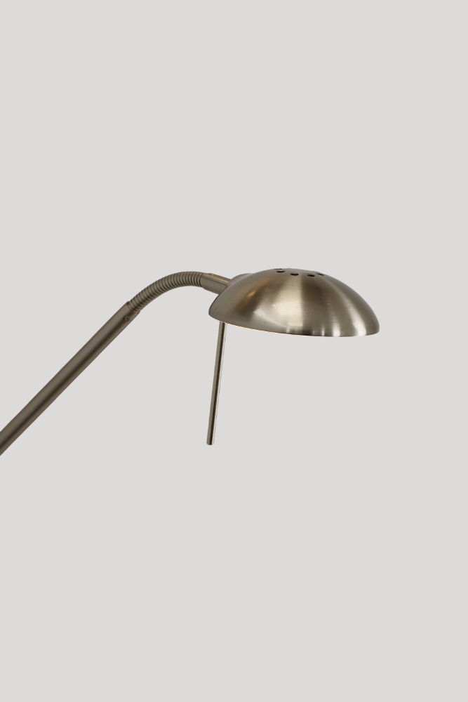 LED vloerlamp uplighter CAMPIONE met leesarm | Staal