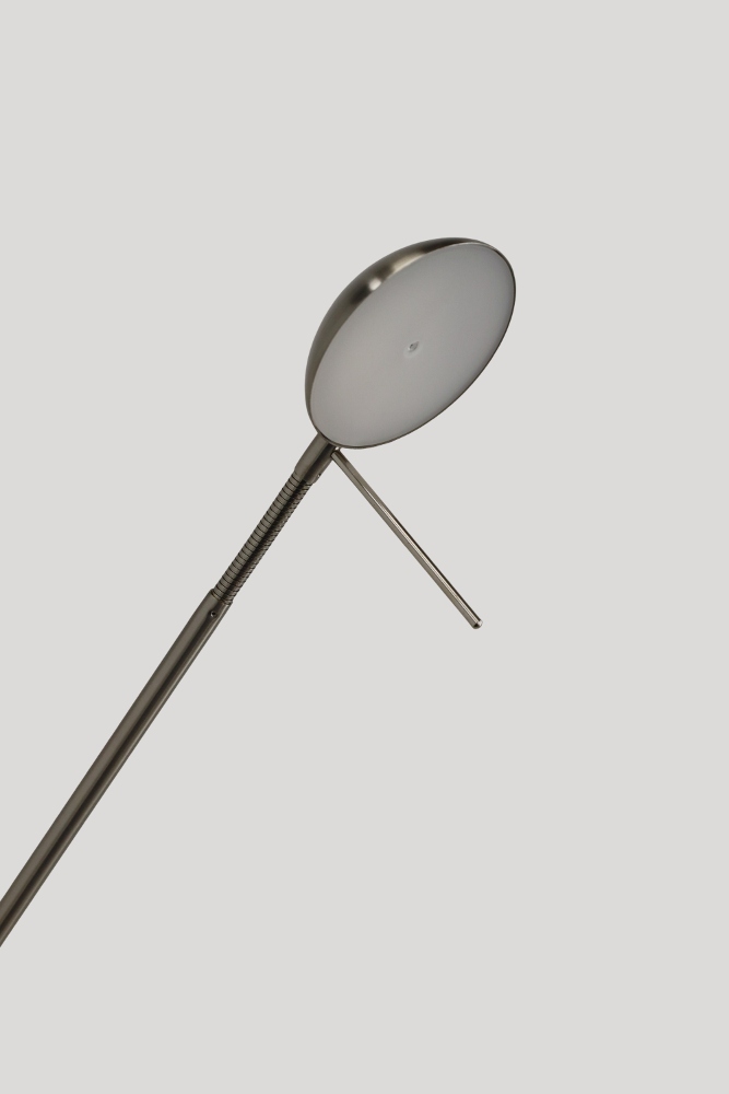 LED vloerlamp uplighter CAMPIONE met leesarm | Staal