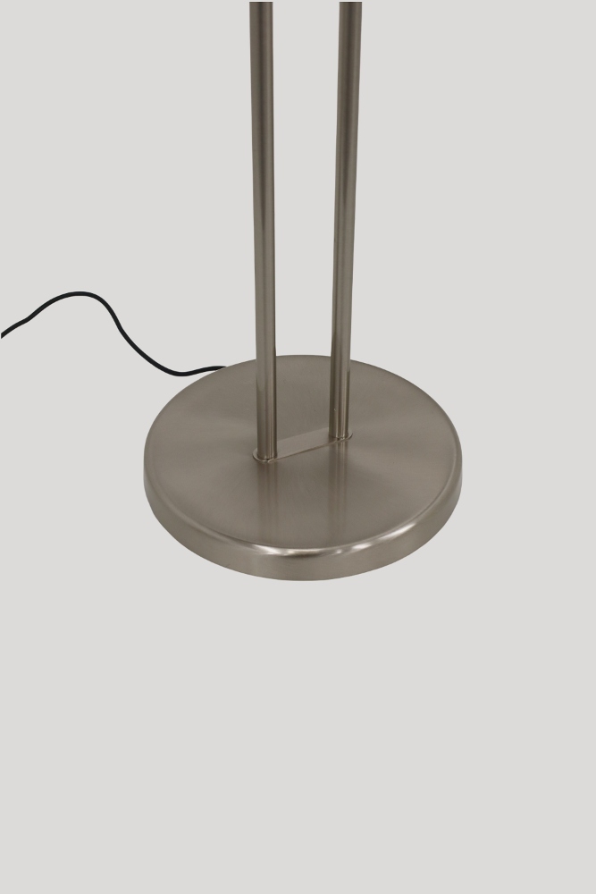 LED vloerlamp uplighter CAMPIONE met leesarm | Staal