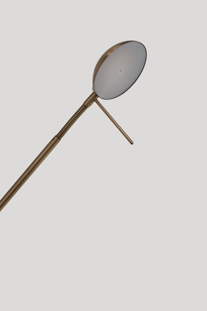LED vloerlamp uplighter CAMPIONE met leesarm | Brons