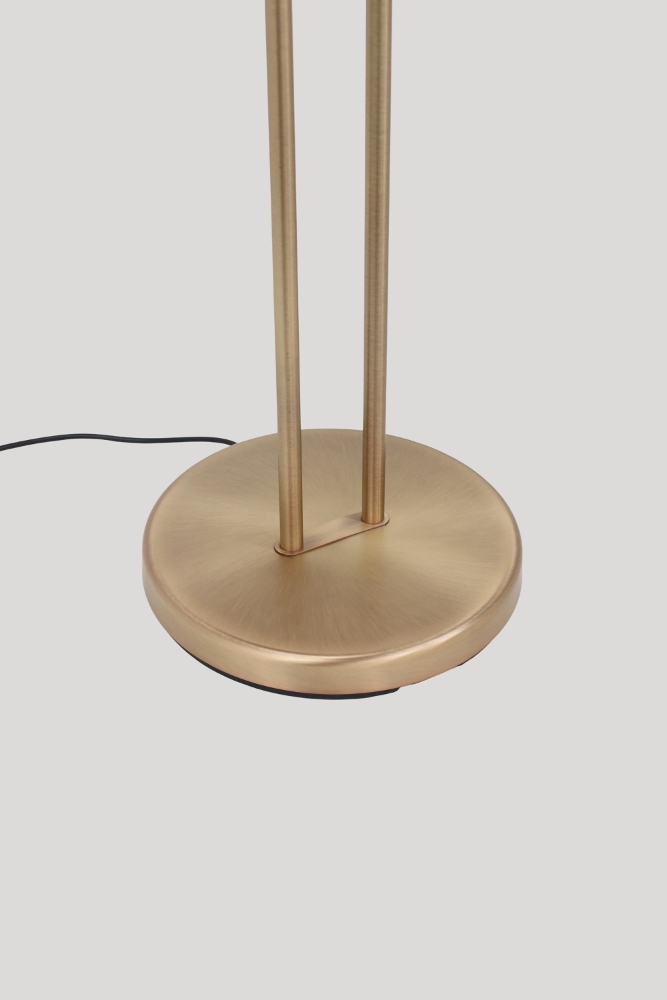 LED vloerlamp uplighter CAMPIONE met leesarm | Brons