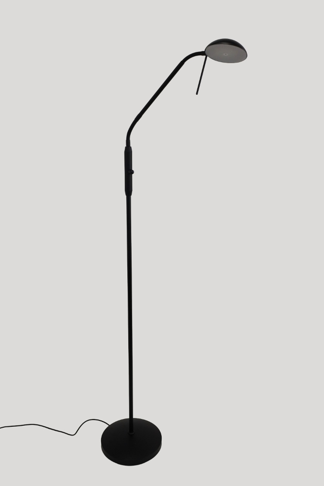LED leeslamp CAMPIONE met flexibele arm | Zwart