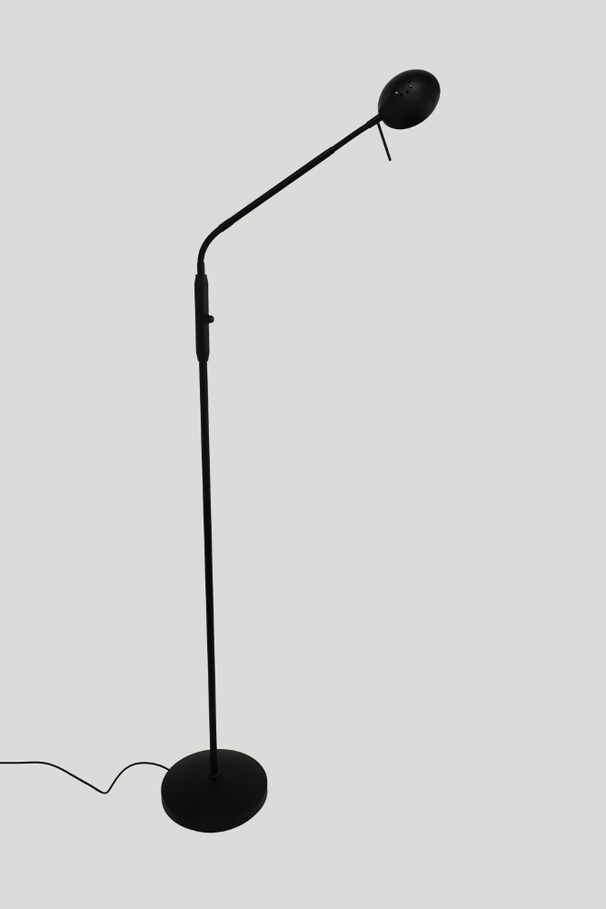 LED leeslamp CAMPIONE met flexibele arm | Zwart