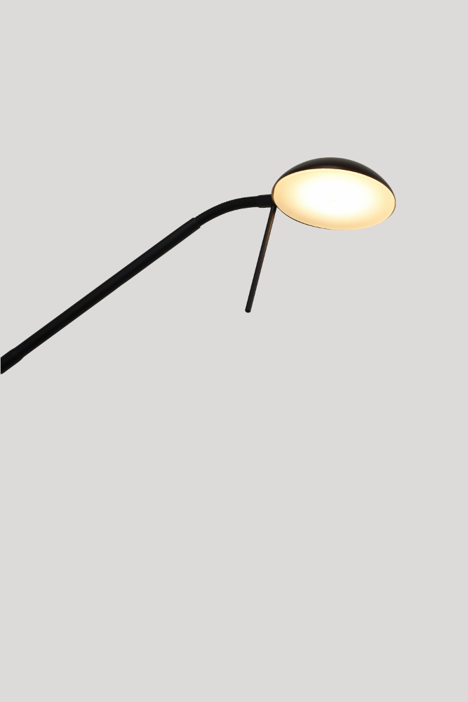 LED leeslamp CAMPIONE met flexibele arm | Zwart