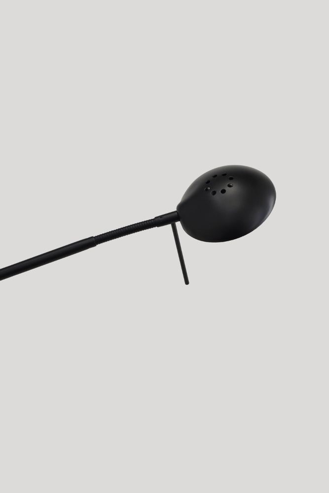 LED leeslamp CAMPIONE met flexibele arm | Zwart