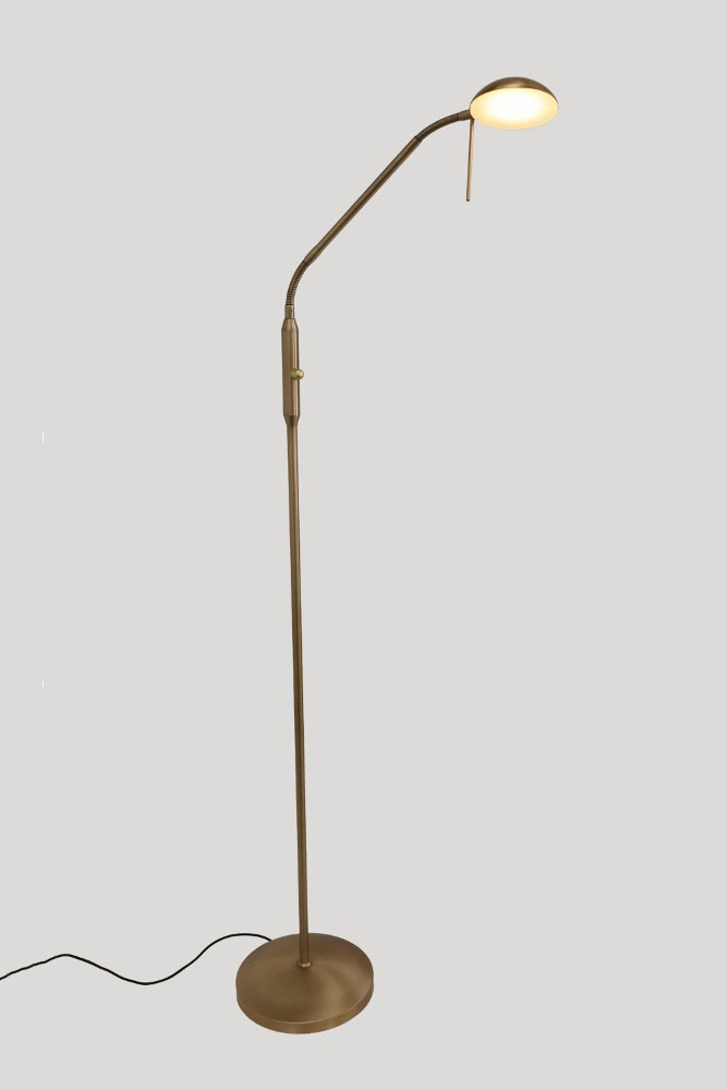 LED leeslamp CAMPIONE met flexibele arm | Brons