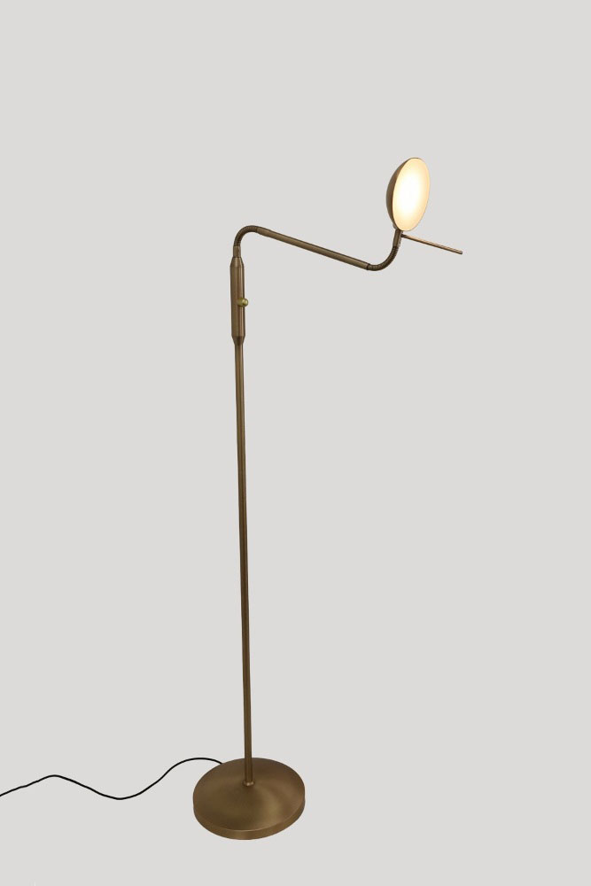 LED leeslamp CAMPIONE met flexibele arm | Brons