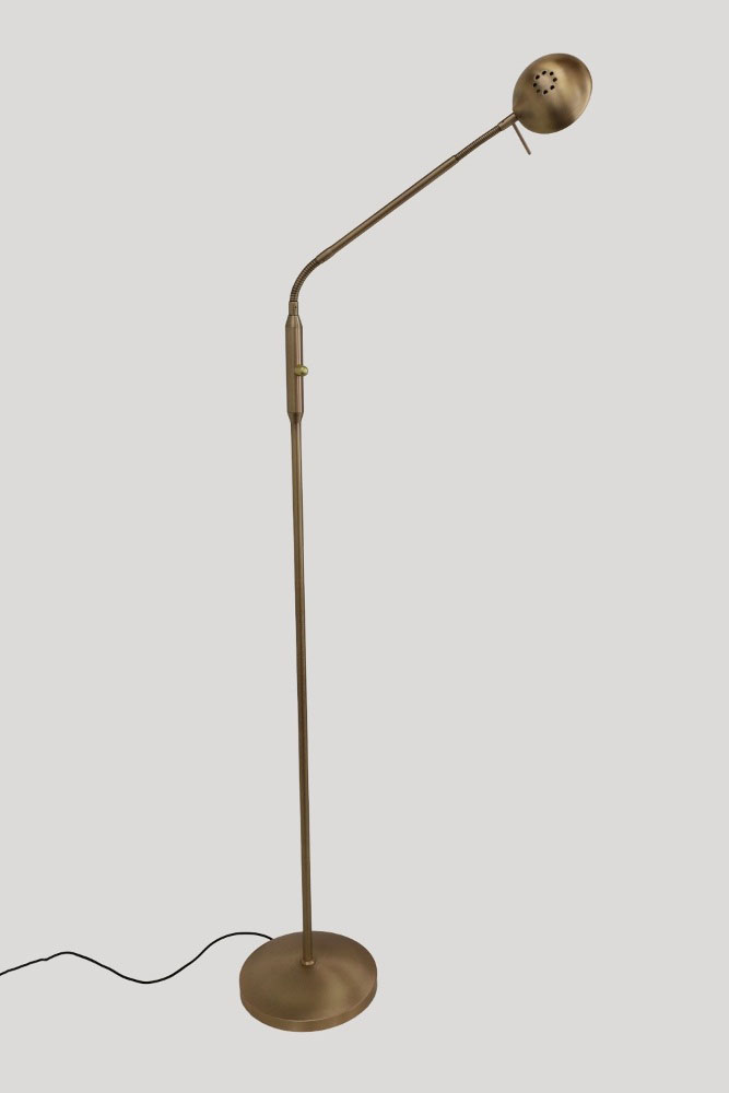LED leeslamp CAMPIONE met flexibele arm | Brons