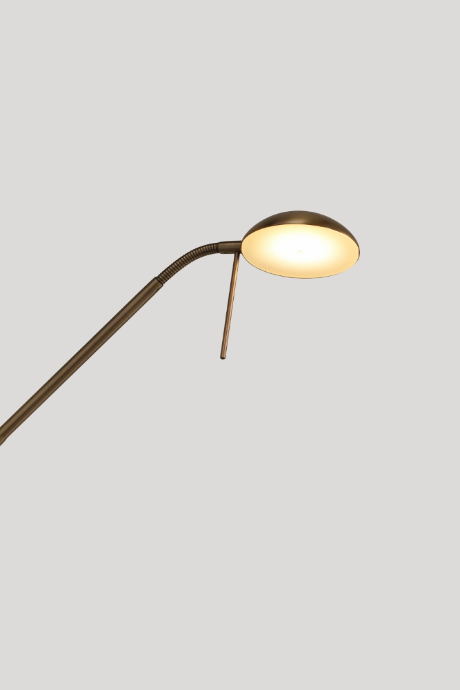 LED leeslamp CAMPIONE met flexibele arm | Brons