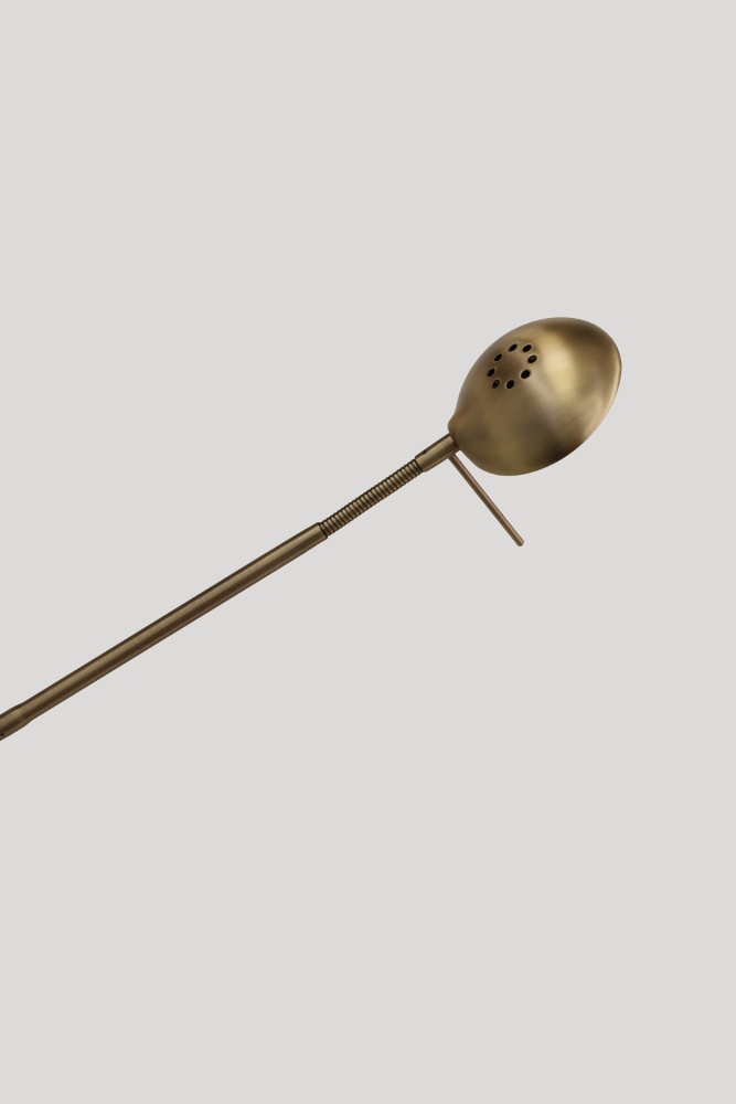 LED leeslamp CAMPIONE met flexibele arm | Brons