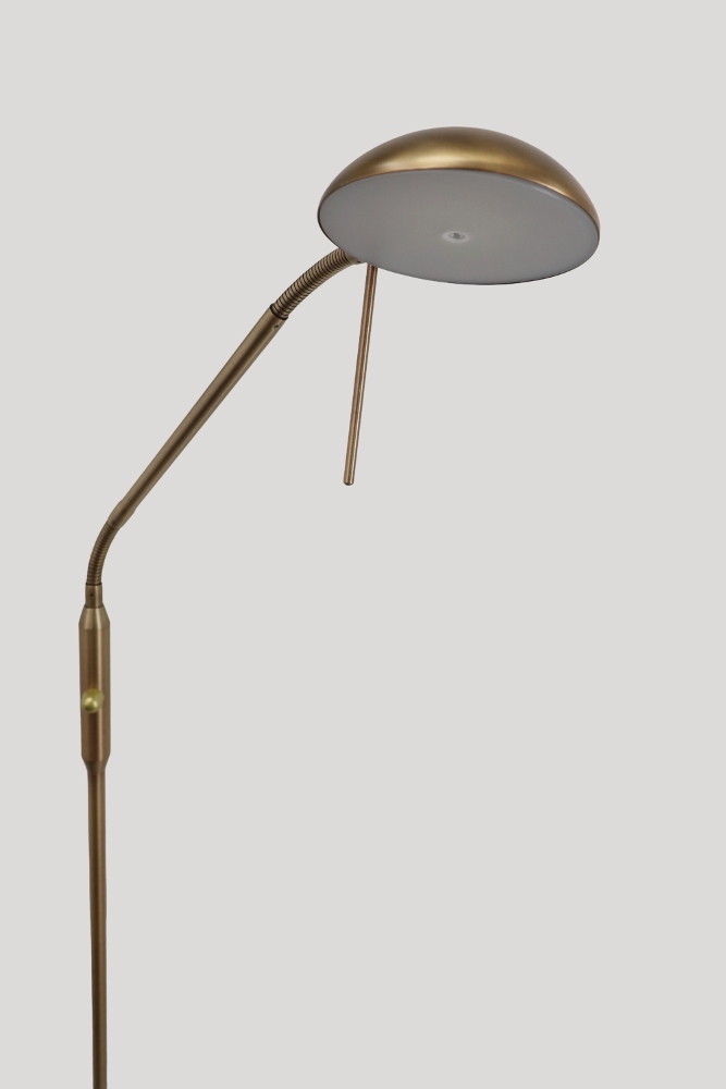 LED leeslamp CAMPIONE met flexibele arm | Brons
