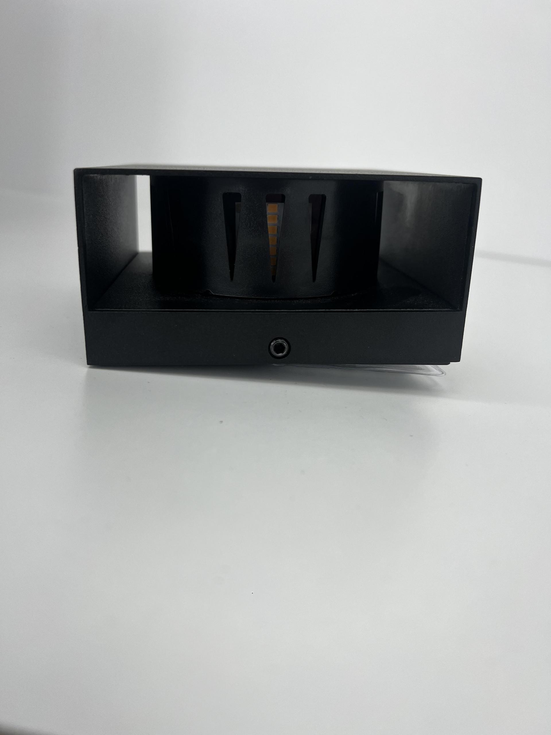 Strakke buitenlamp GEMINI up down verstelbare bundel | Zwart